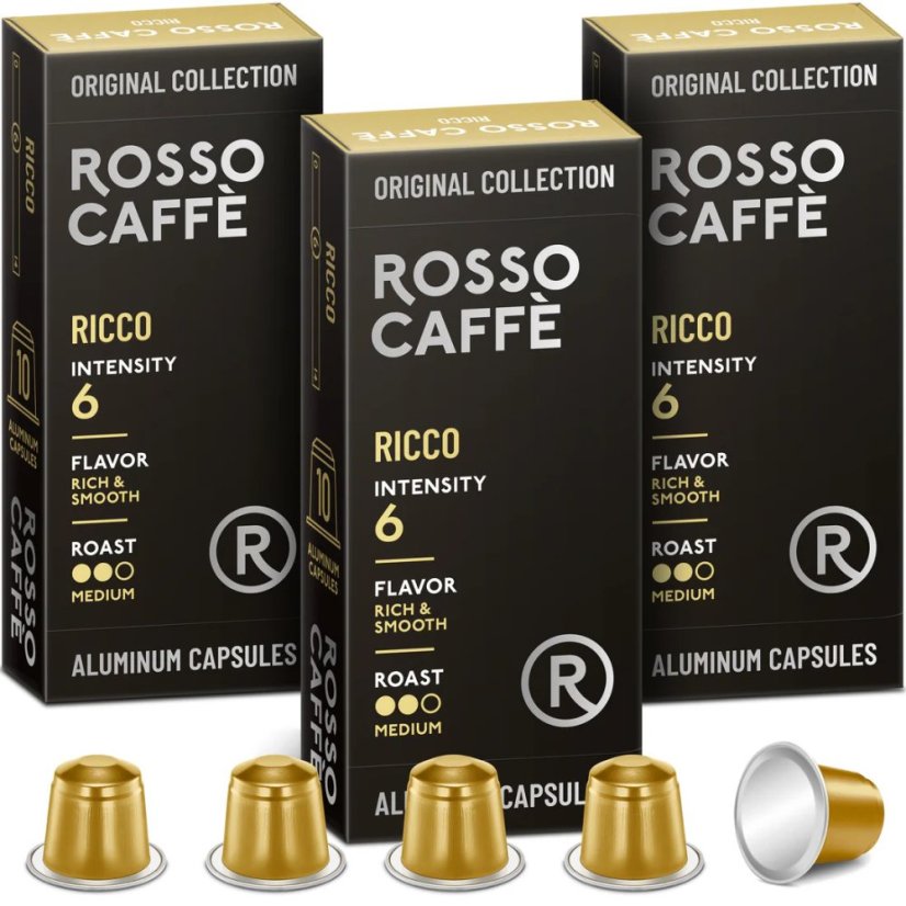 Ricco - intenzita 6 - Nespresso kompatibilní - 10ks – foto 6