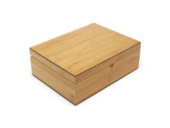 Bredemeijer Krabička na sypaný čaj, 4 dózy, hnědá