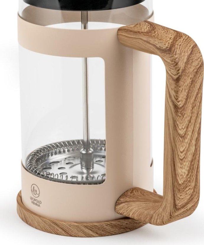 Leopold Vienna French Press Franca 600 ml, béžový