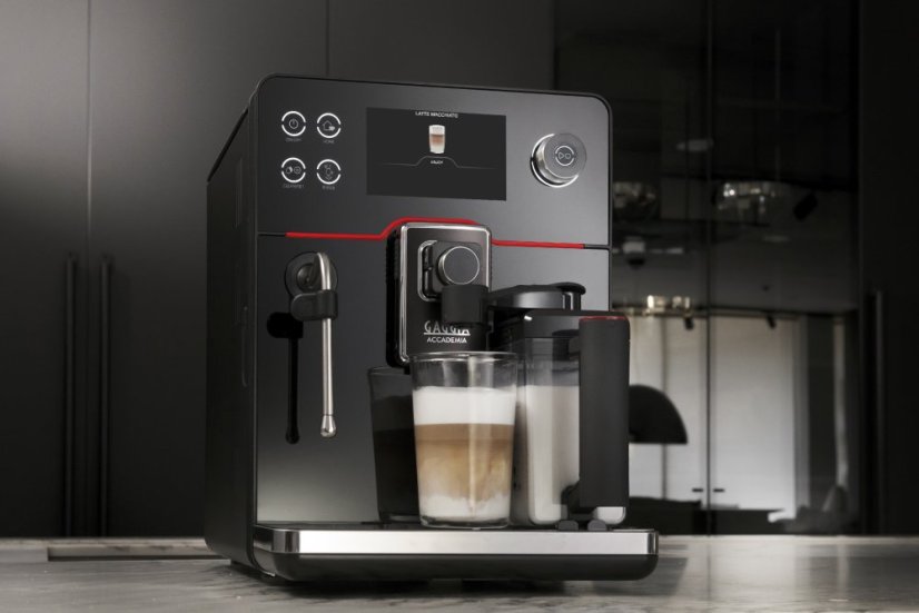 Gaggia New Accademia Black Glass