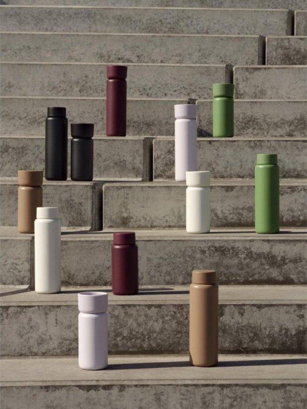 Zone Denmark Termohrnek Singles 650 ml, žlutohnědý