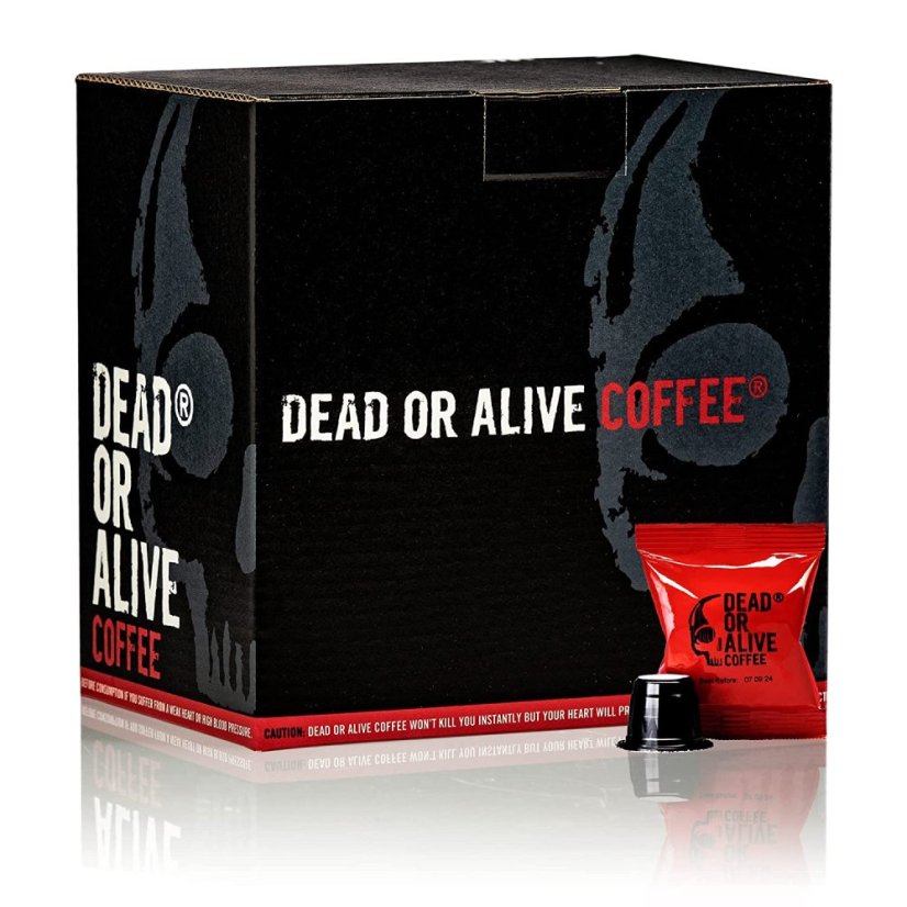 Kávové kapsle DEAD OR ALIVE 50ks - kompatibilní s Nespresso® - silná káva v kapslích pro espresso – foto 6