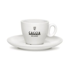 Gaggia šálky s podšálky espresso 6 ks Gaggia šálky s podšálky espresso 6 ks