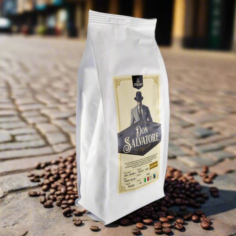"Don Salvatore" 1 kg | 100% Arabika - Indie - praženo na espresso – foto 3