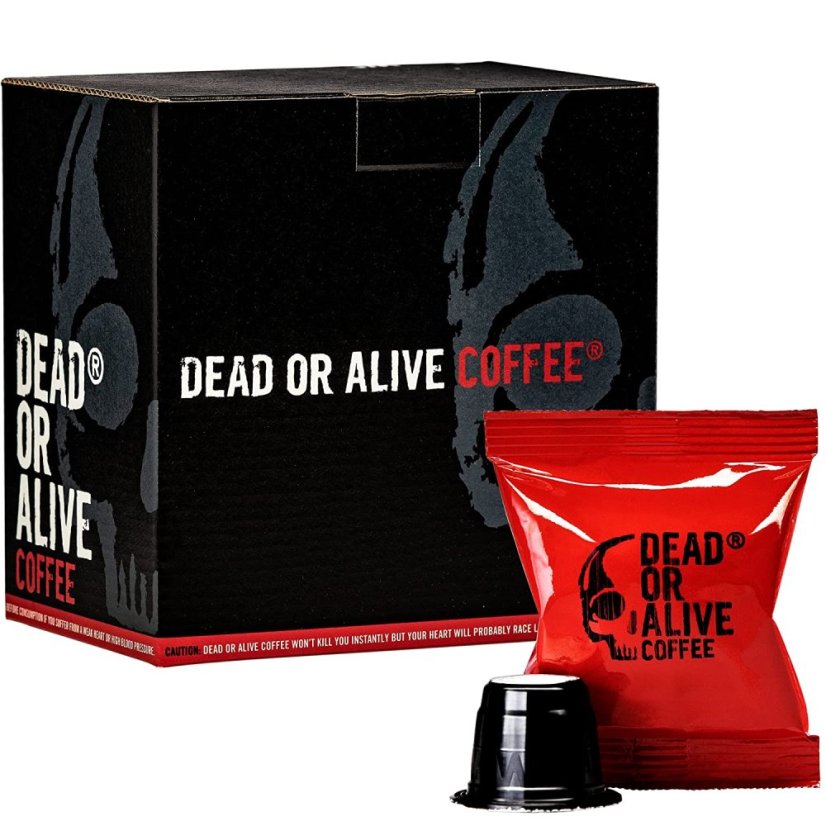 Kávové kapsle DEAD OR ALIVE 50ks - kompatibilní s Nespresso® - silná káva v kapslích pro espresso – foto 5