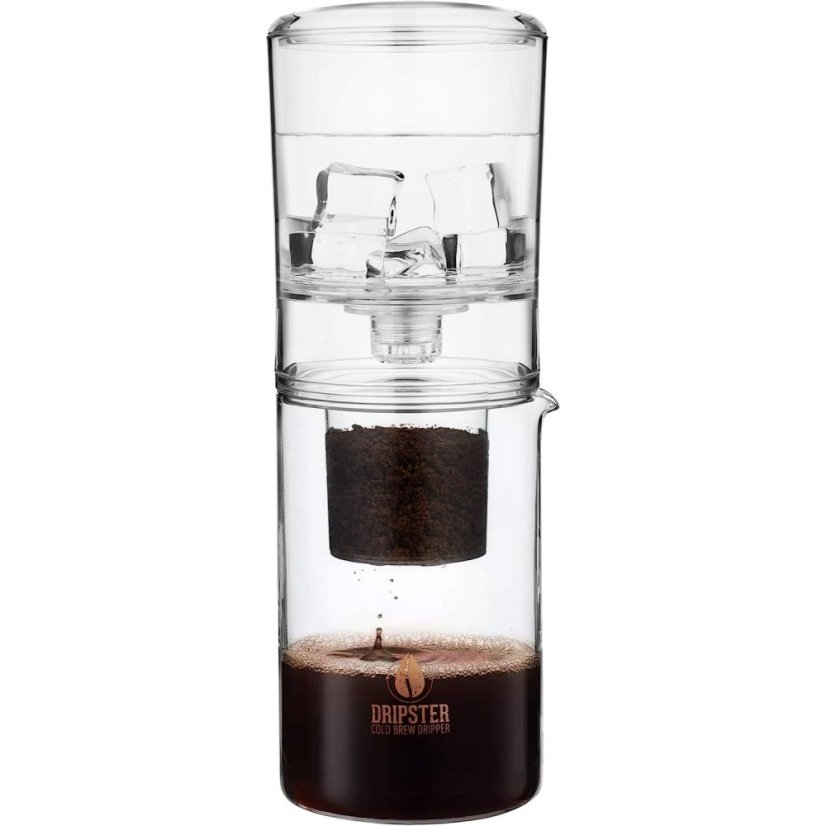 Dripster 2 v 1 - Cold Brew káva (4 šálky / 600ml). Příprava studené kávy, nebo čaje
