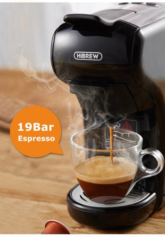 Kapslový kávovar 4 in 1 HiBREW H1A