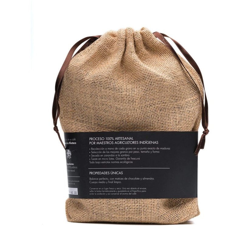 Mletá káva v jutovém pytli | Ensueño Mixteco | 100% Arabica káva - Single origin Mexiko | s tóny kakaa a mandlí 250g – foto 6