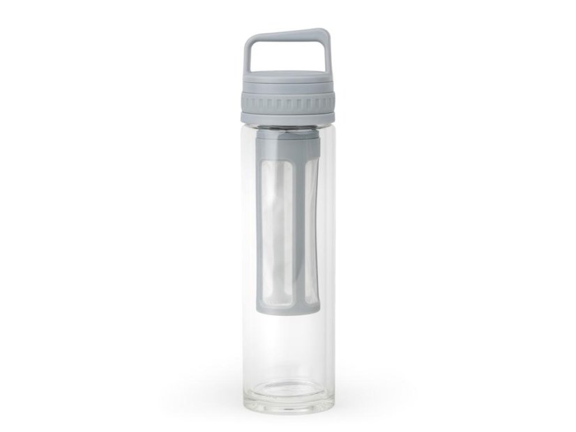 Leopold Vienna Termoláhev na cold brew Moshi 600 ml, sklo, šedá