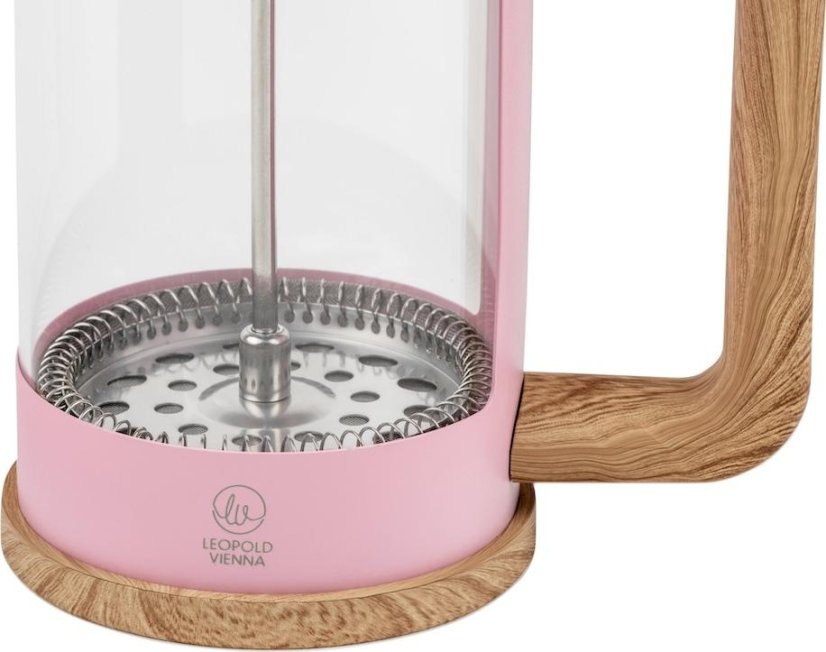 Leopold Vienna French Press Franca 600 ml, růžový