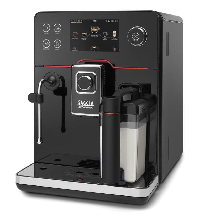 Gaggia New Accademia Black Glass