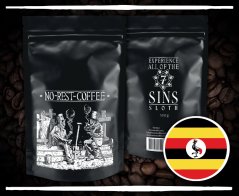 Uganda Bugishu – 100% arabica, tmavé pražení, zrnková káva Uganda Bugishu – 100% arabica, tmavé pražení, zrnková káva