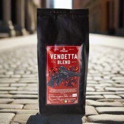 "Vendetta Blend" 1 kg | Espresso směs Arabika 80 % a Robusta 20 % - zrnková káva pražená na espresso – foto 2
