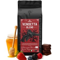 "Vendetta Blend" 1 kg | Espresso směs Arabika 80 % a Robusta 20 % - zrnková káva pražená na espresso