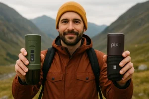 Cestovní kávovary HiBREW H4C vs. Wacaco Pixapresso: Kdo vládne cestovní kávě?