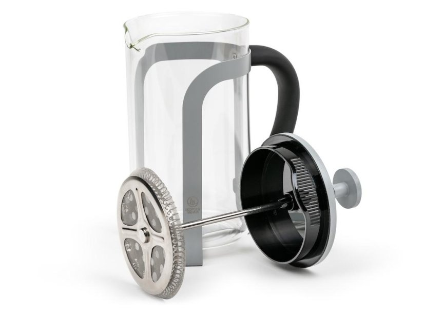 Leopold Vienna French Press Moshi 600 ml, šedý