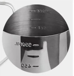 Konvička na mléko Kaffia Jug 600ml s ryskou