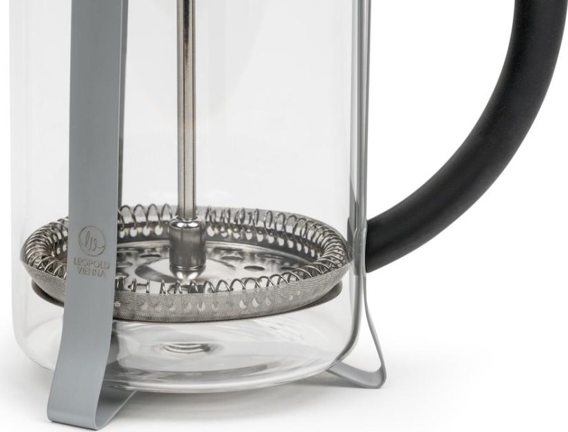 Leopold Vienna French Press Moshi 600 ml, šedý