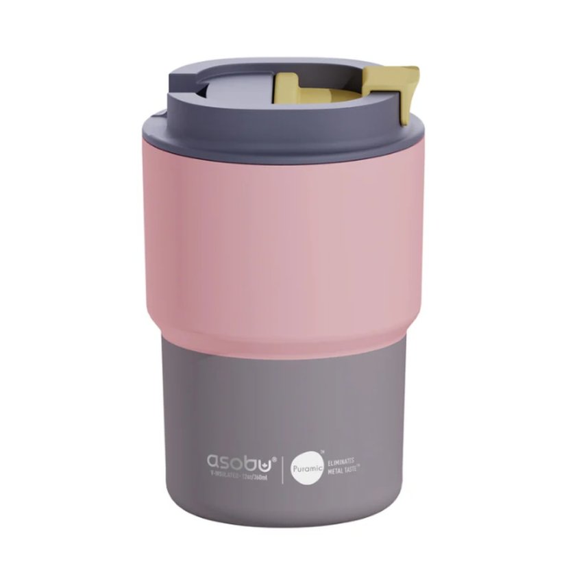 Asobu MINI PICK-UP cestovní termohrnek PASTEL PEACH/ORANGE 350ml
