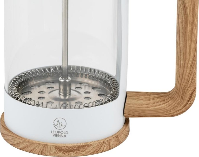 Leopold Vienna French Press Franca 600 ml, bílý