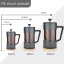 French Press Milu 350 ml – elegantný kávovar s príslušenstvom na prípravu kávy aj čaju