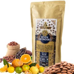 Kafista Zrnková Káva "Seven Wonders" - Espresso Směs 70% Arabica, 30% Robusta, Fairtrade