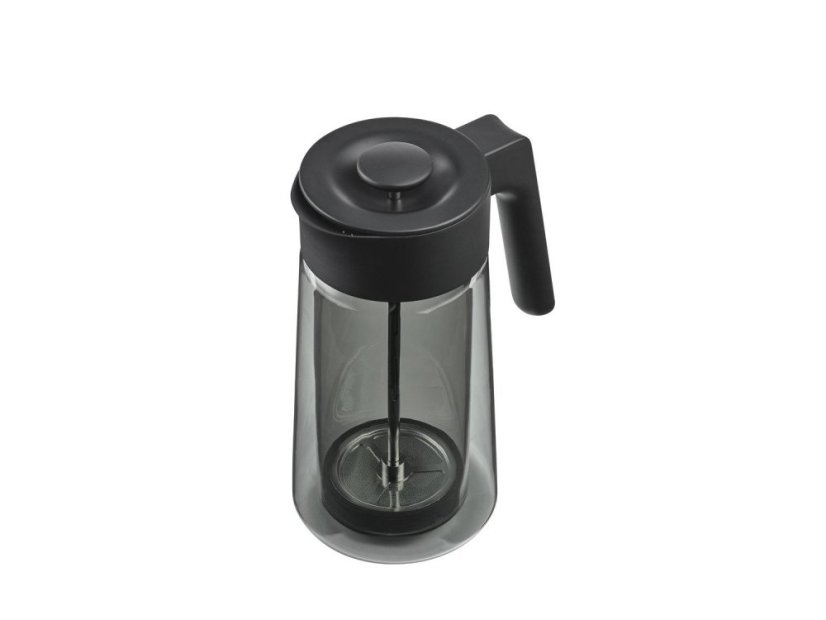 Jacob Jensen Dvoustěnný skleněný french press 0,8 l, černý