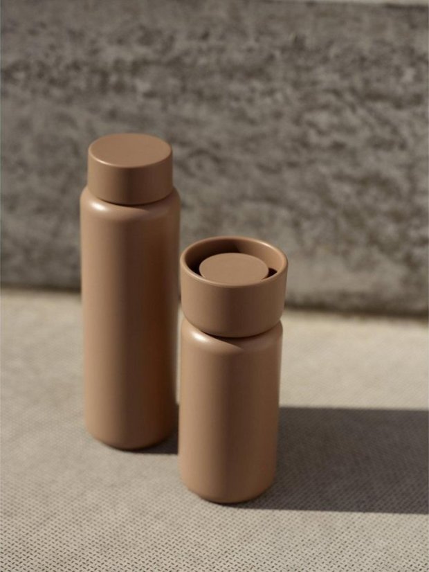 Zone Denmark Termohrnek Singles 400 ml, žlutohnědý