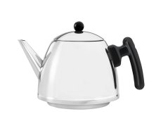 Bredemeijer Konvice na čaj Duet Classic, 1,2 l, stříbrná, černá rukojeť