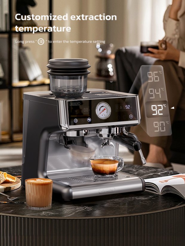 Pákový kávovar HiBREW H7A Espresso – foto 5