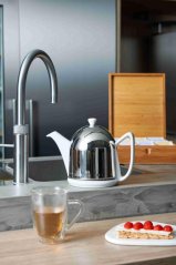 Bredemeijer Konvice na čaj Cosy Manto, 1 l, stříbrná, výška 17,3 cm