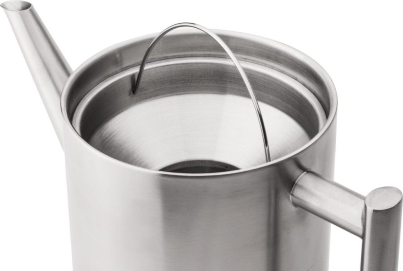 Bredemeijer Konvice na čaj Cylinder, 1,2 l, matná stříbrná