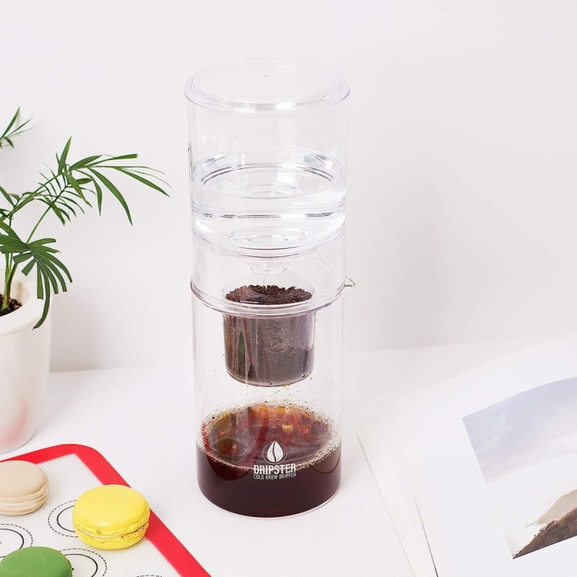 Dripster 2 v 1 - Cold Brew káva (4 šálky / 600ml). Příprava studené kávy, nebo čaje