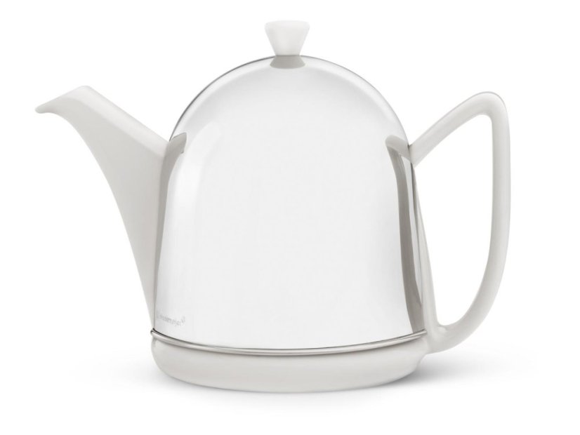 Bredemeijer Konvice na čaj Cosy Manto, 1 l, stříbrná, výška 17,3 cm