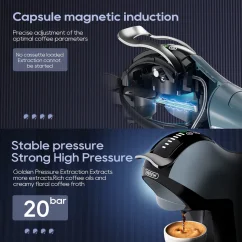 HiBREW 4v1 Kapslový kávovar H17