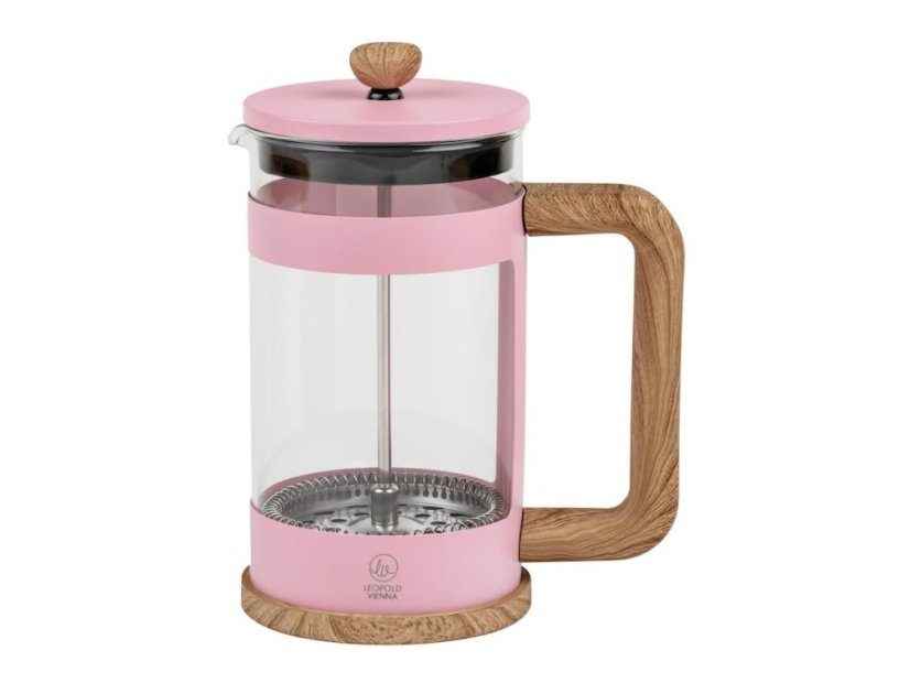Leopold Vienna French Press Franca 600 ml, růžový