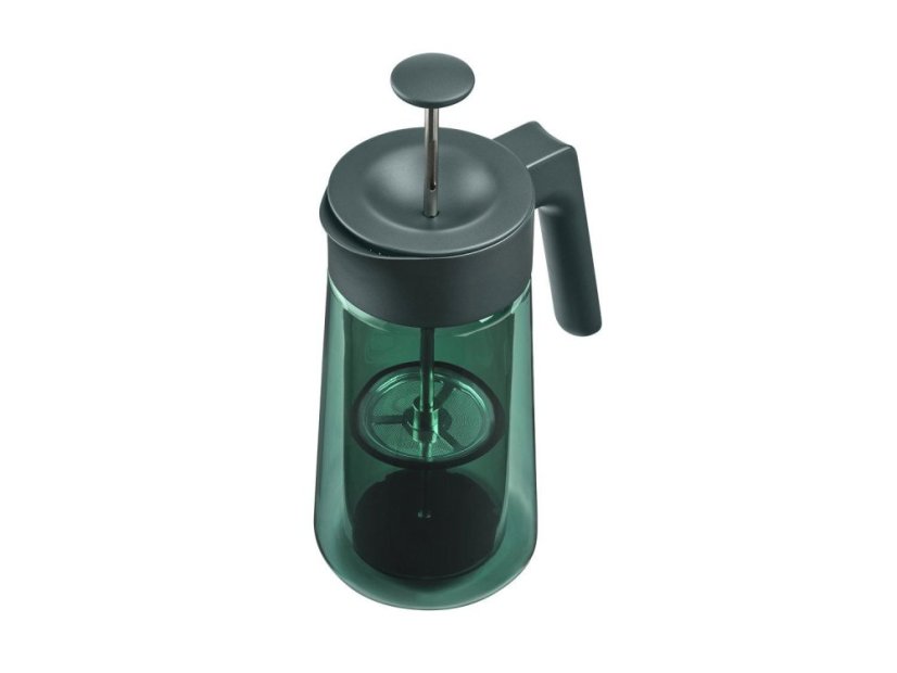 Jacob Jensen Dvoustěnný skleněný french press 0,8 l, zelený