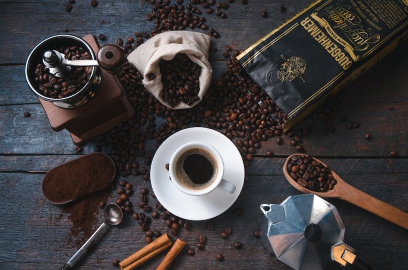 Zrnková káva Guggenheimer Supreme Beans. Italská pomalu pražená káva. Krémová chůť perfektní na espresso. 200g – foto 2