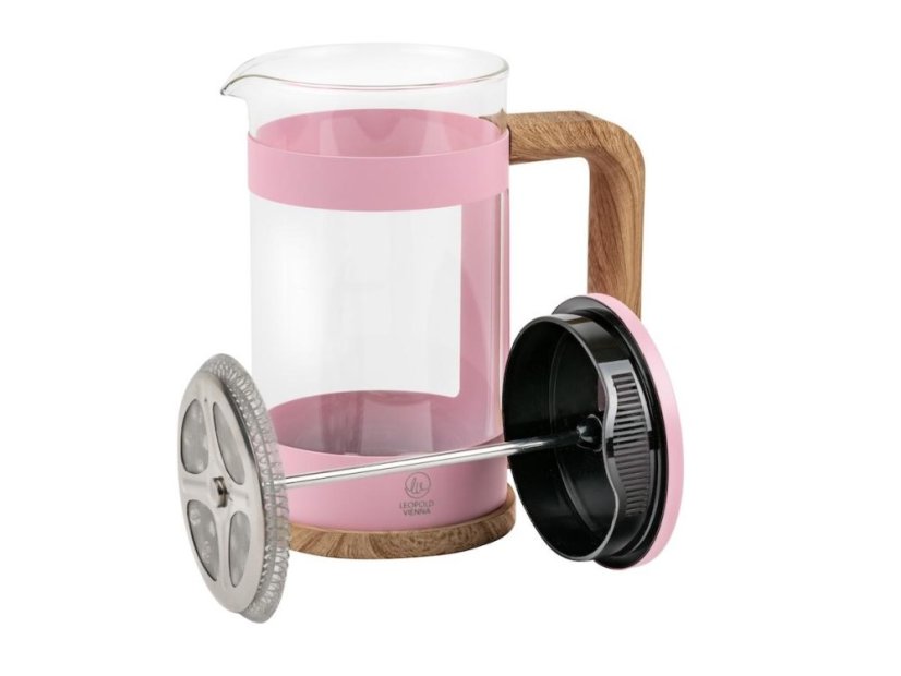 Leopold Vienna French Press Franca 600 ml, růžový