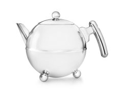 Bredemeijer Konvice na čaj Bella Ronde, 1,2 l, stříbrná, chromová rukojeť