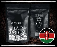 Keňa AA Peaberry – prémiová arabica, tmavé pražení, zrnková káva