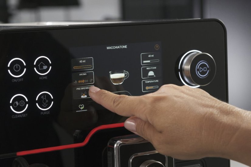 Gaggia New Accademia Black Glass