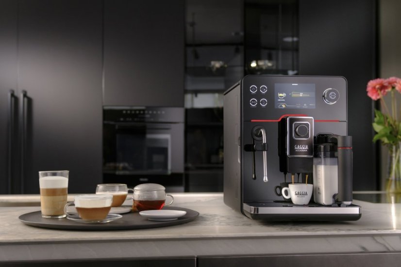 Gaggia New Accademia Black Glass