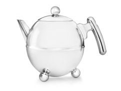 Bredemeijer Konvice na čaj Bella Ronde, 1,5 l, stříbrná, chromová rukojeť
