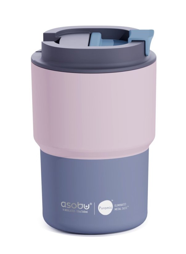 Asobu MINI PICK-UP cestovní termohrnek PASTEL PINK 350ml