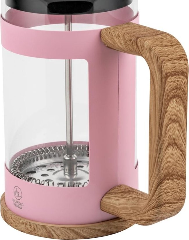 Leopold Vienna French Press Franca 600 ml, růžový