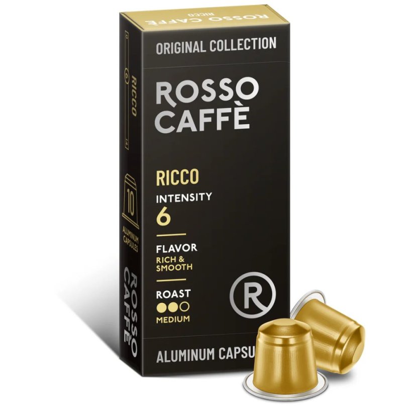 Ricco - intenzita 6 - Nespresso kompatibilní - 10ks
