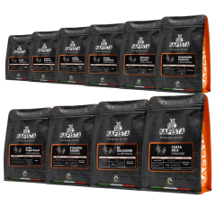 Exkluzivní balíček zrnkové kávy Kafista 10x250g - Praženo v Itálii, Fiartrade, SCA (na esresso i filtr) – foto 2