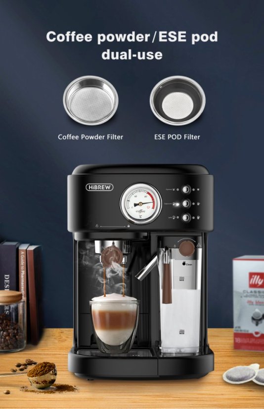 HiBREW Pákový kávovar H8A – foto 2