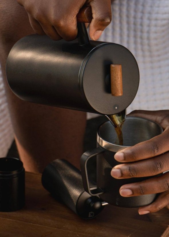 
                                    03 Lambda Coffee Thermo French Press Perfekt für Unterwegs
                                